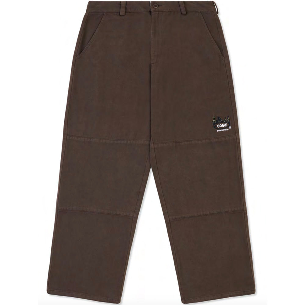 Come Sundown Toil Pants Brown