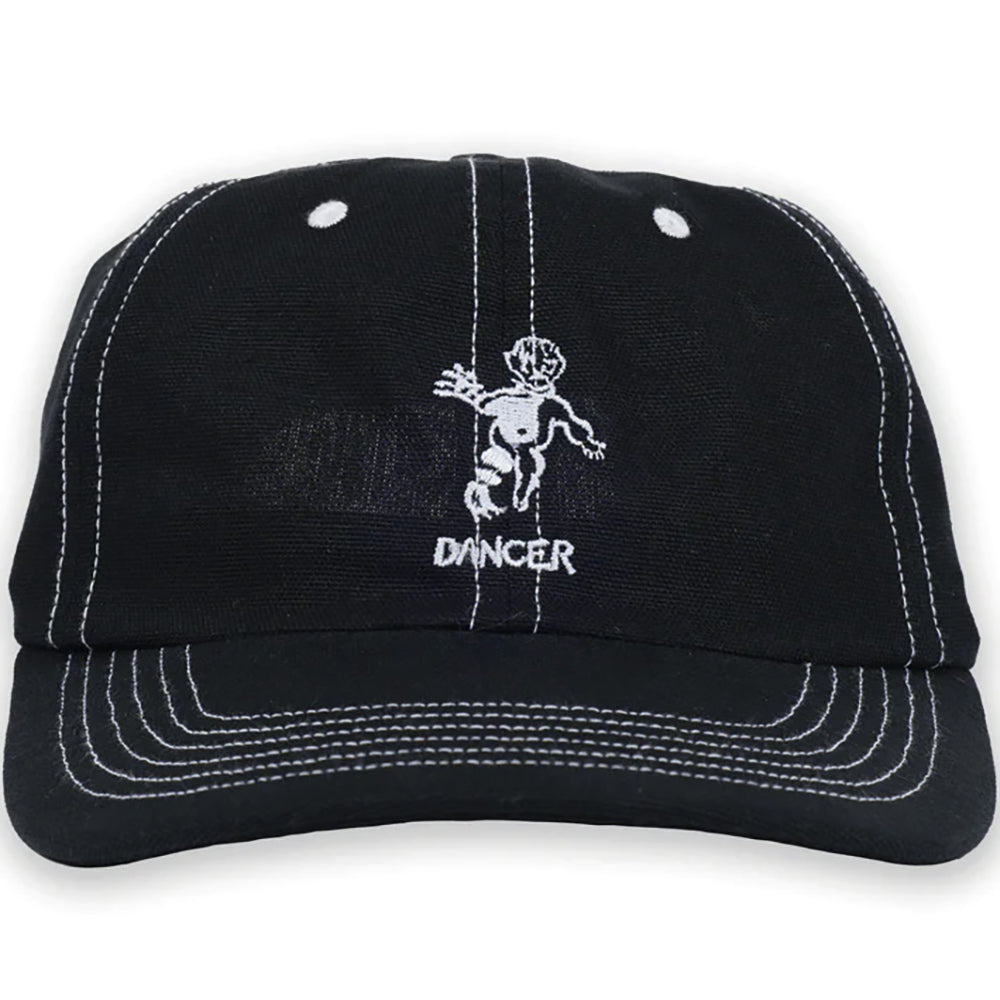 Dancer OG Logo Dad Cap Black/White Stitch