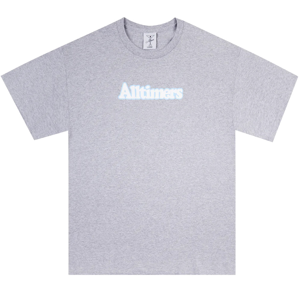 Alltimers Broadway Tee heather grey/white/blue