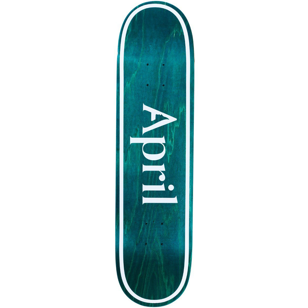 April OG Logo Invert Mint deck 8.125