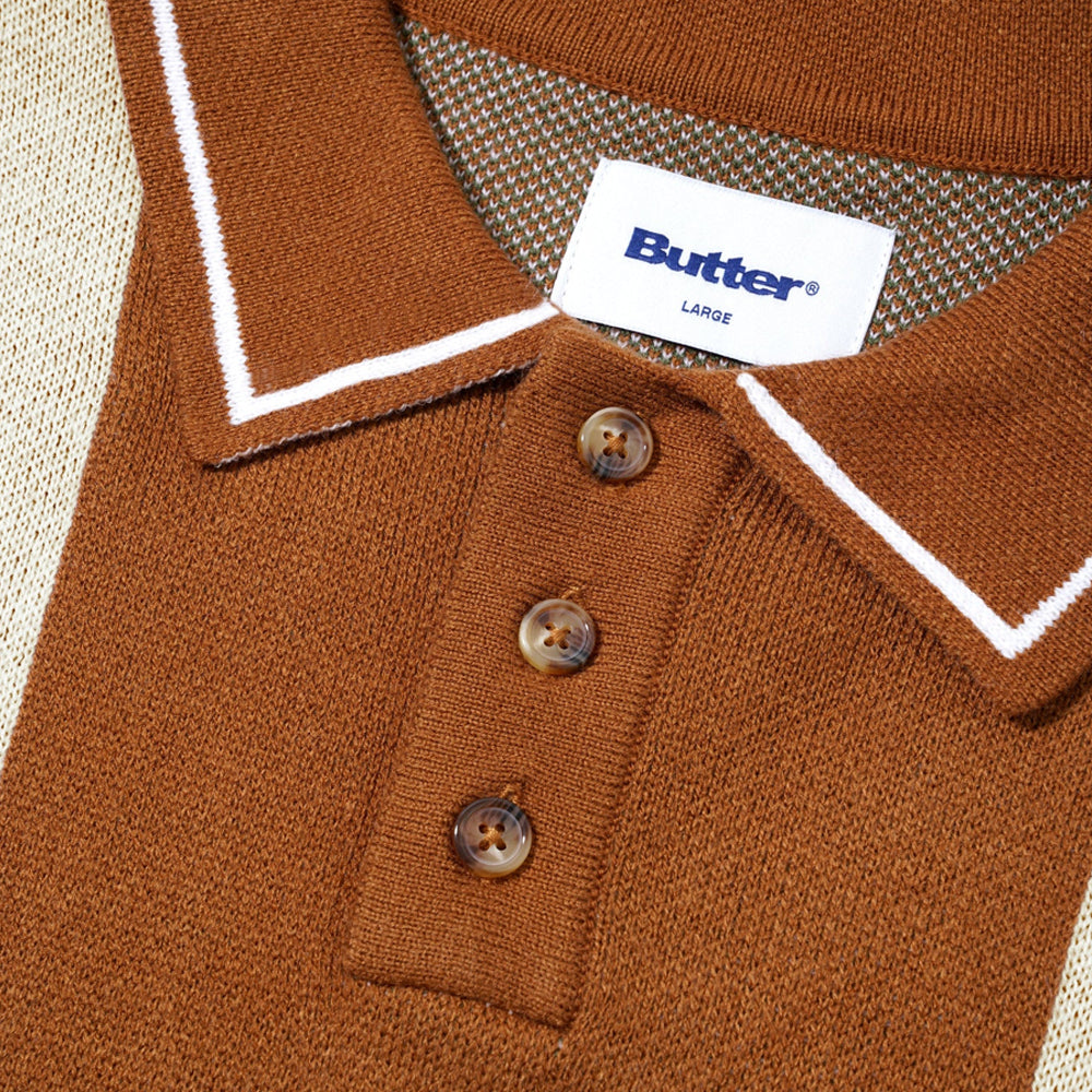 Butter Goods Bowler Knitted Sweater Brown