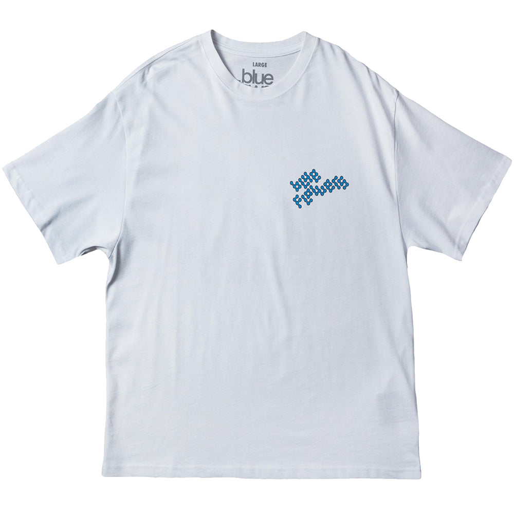 Blue Flowers Patsy T Shirt White