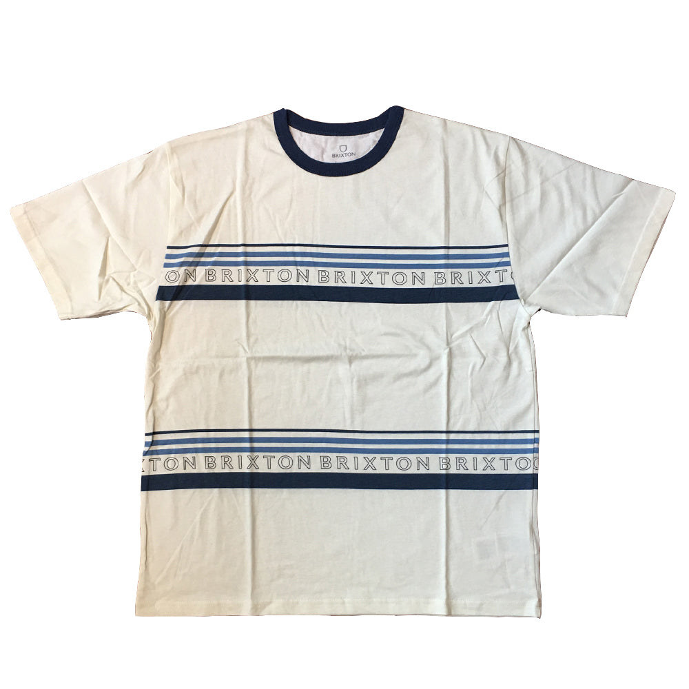 Brixton Hilt Alpha Line Knit off white/joe blue/casa blanca blue