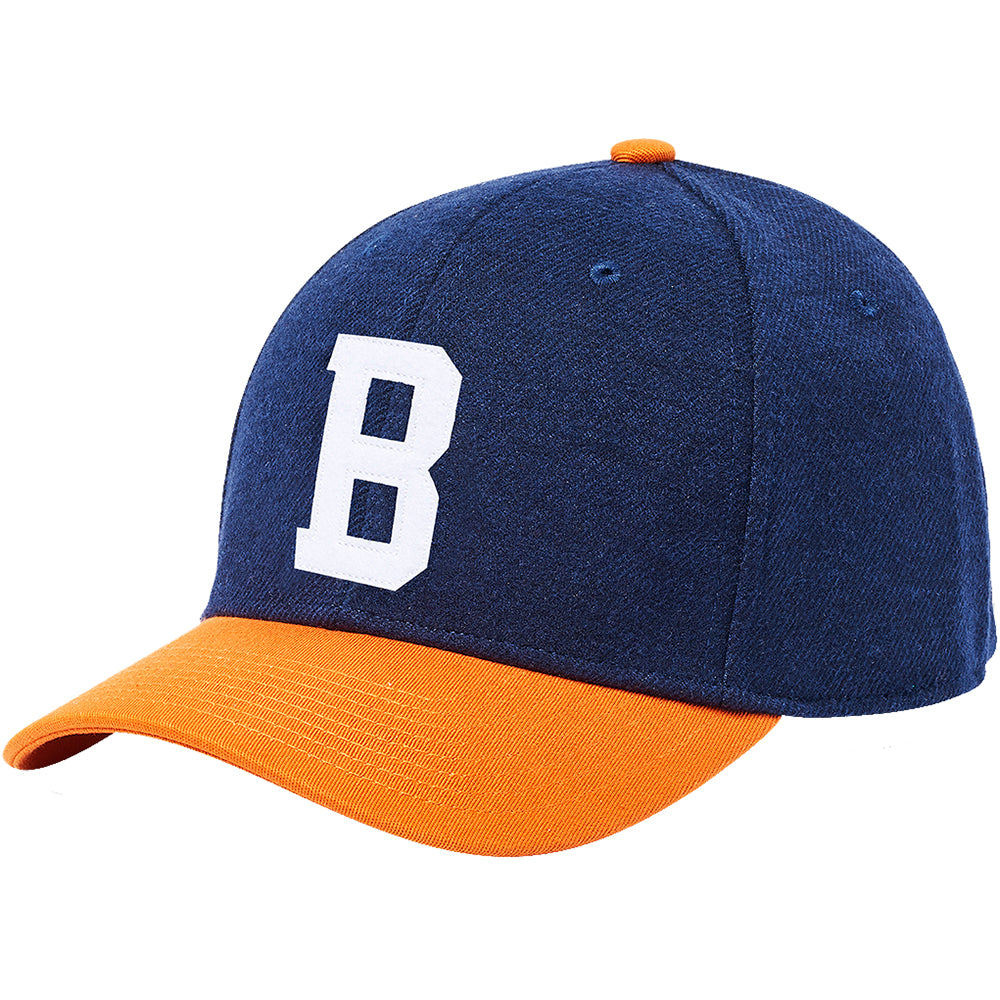 Brixton Reynolds MP Stretch Fit Cap Washed Navy/Paradise Orange