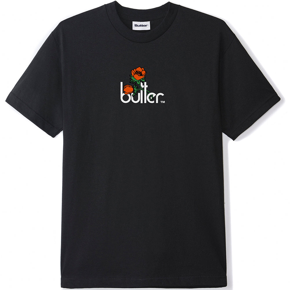 Butter Goods Wildflowers Tee Black