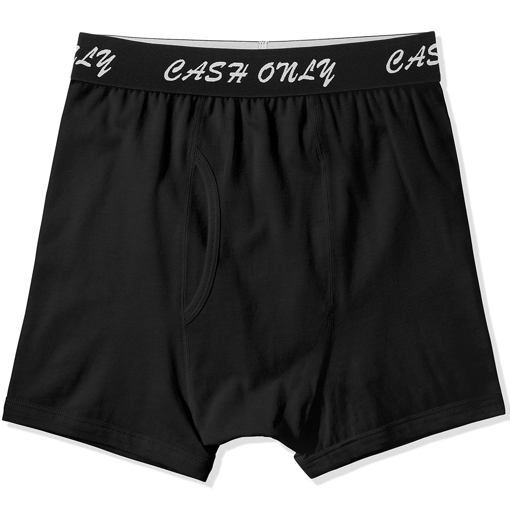 Cash Only Logo Boxer Briefs Black