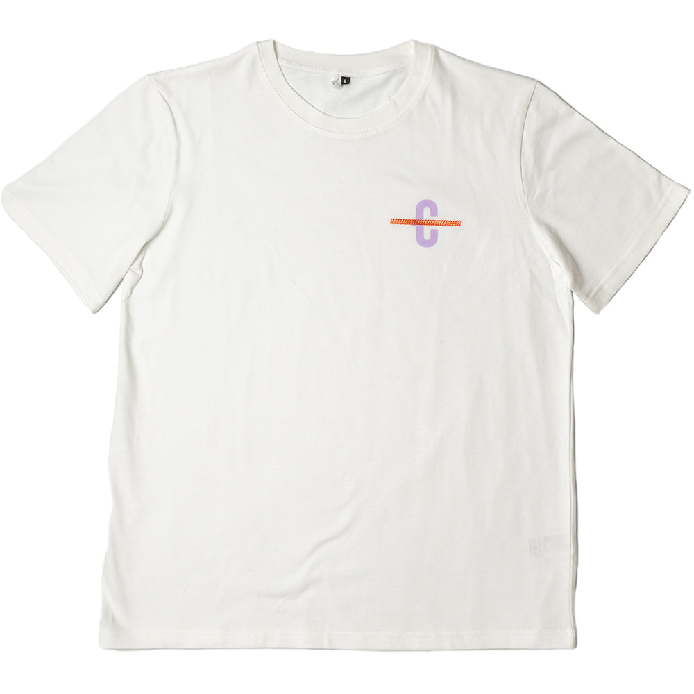 Clown UK Made Tee White