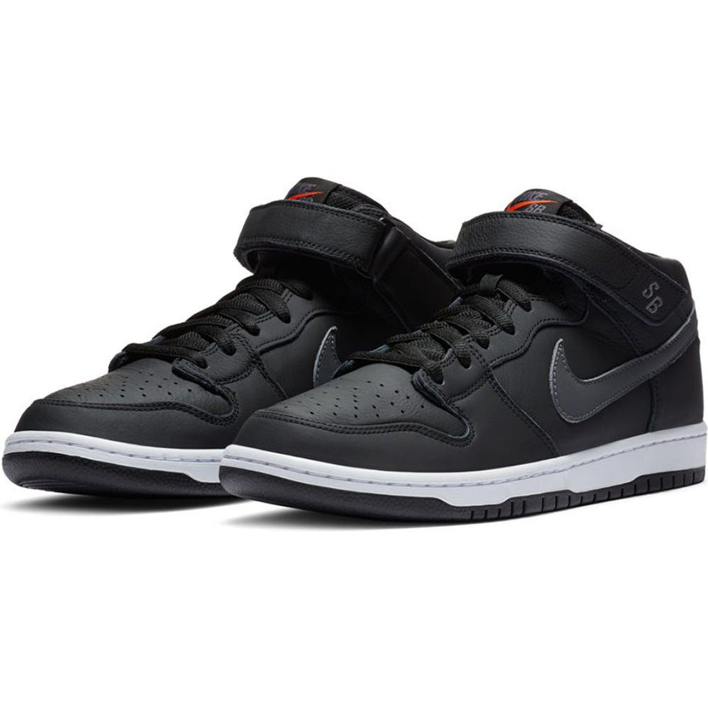 nike sb dunk mid pro iso black dark grey