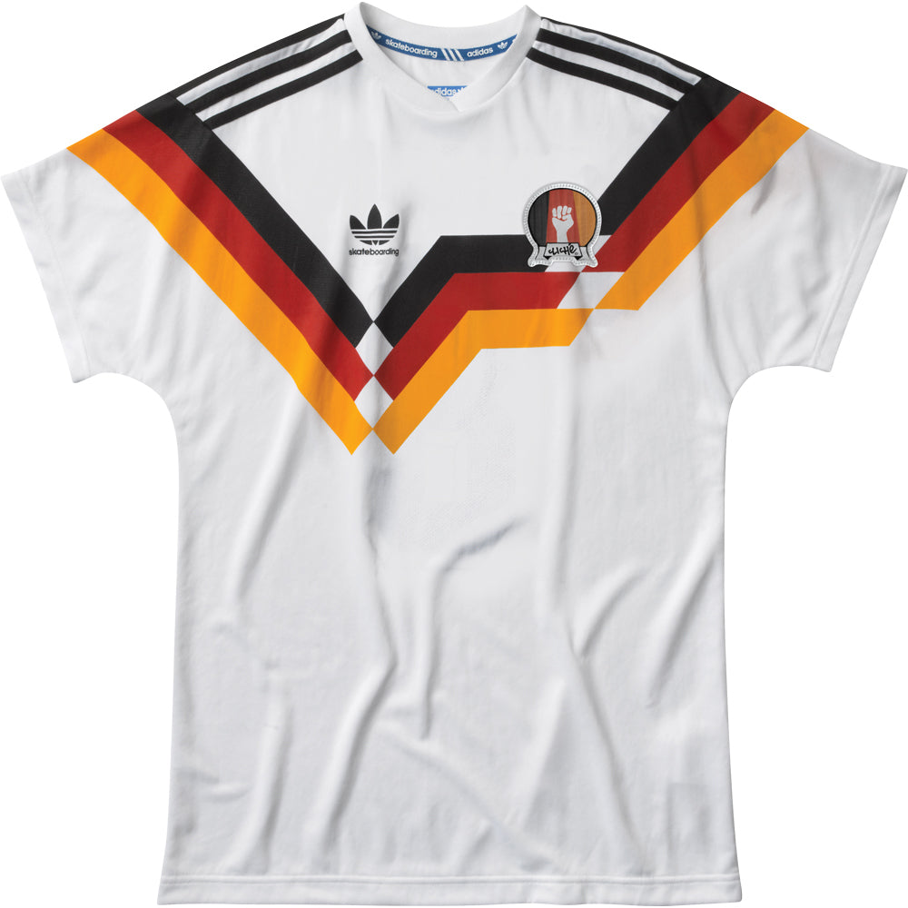 adidas skateboarding football shirt