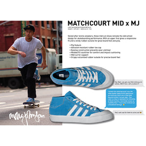 adidas matchcourt mid x mj