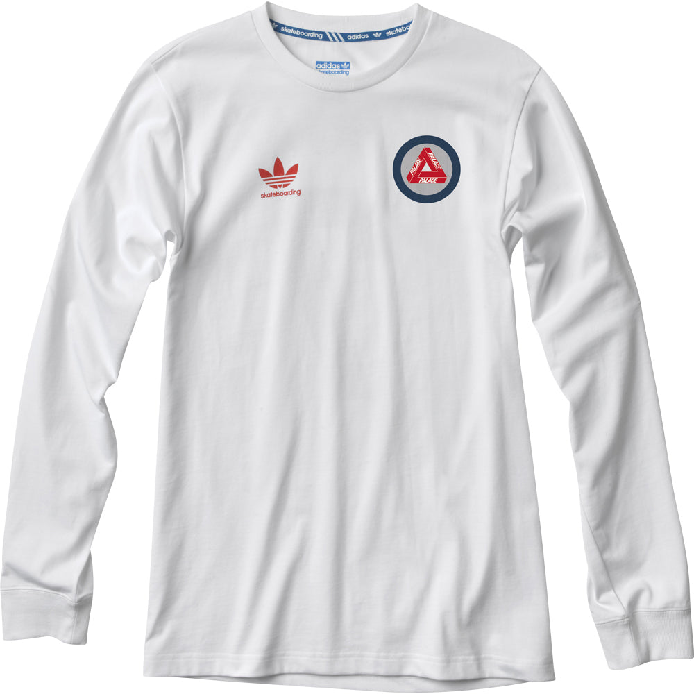 adidas x palace long sleeve white