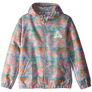 adidas x palace hooded bomber jacket multi