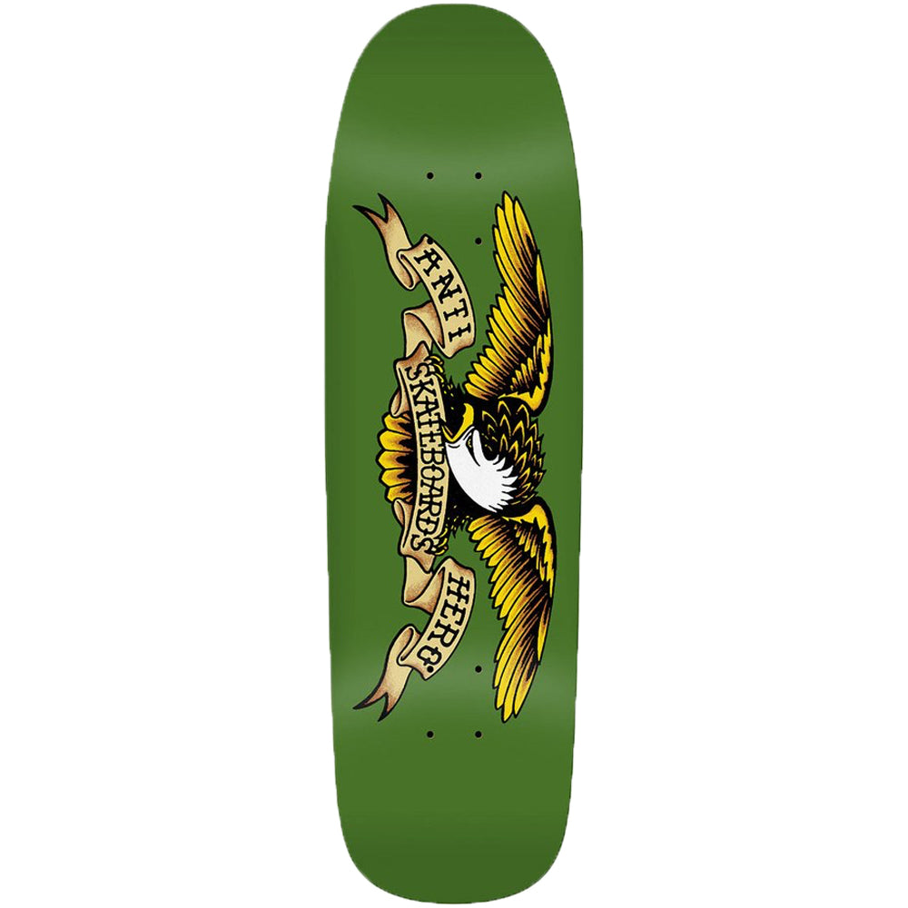 Antihero Shaped Eagle Green Giant Deck 9.56