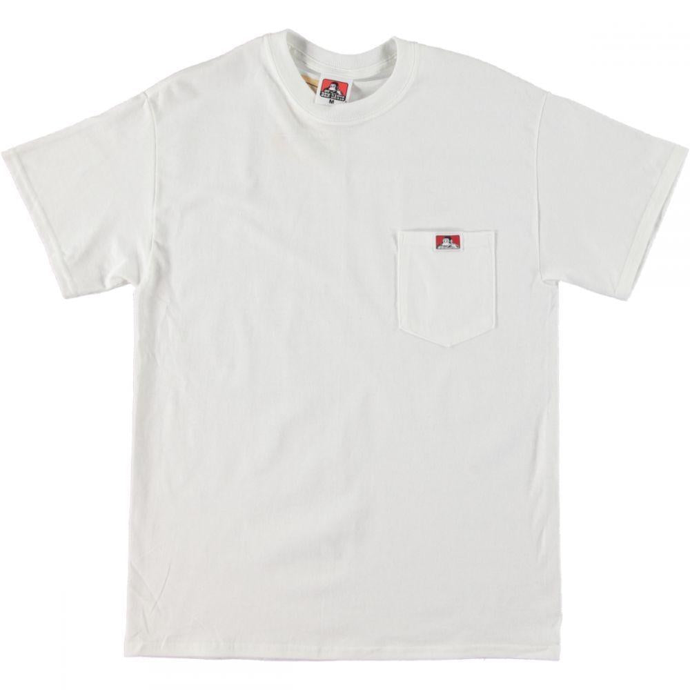 Ben Davis Patch Logo Pocket Tee white