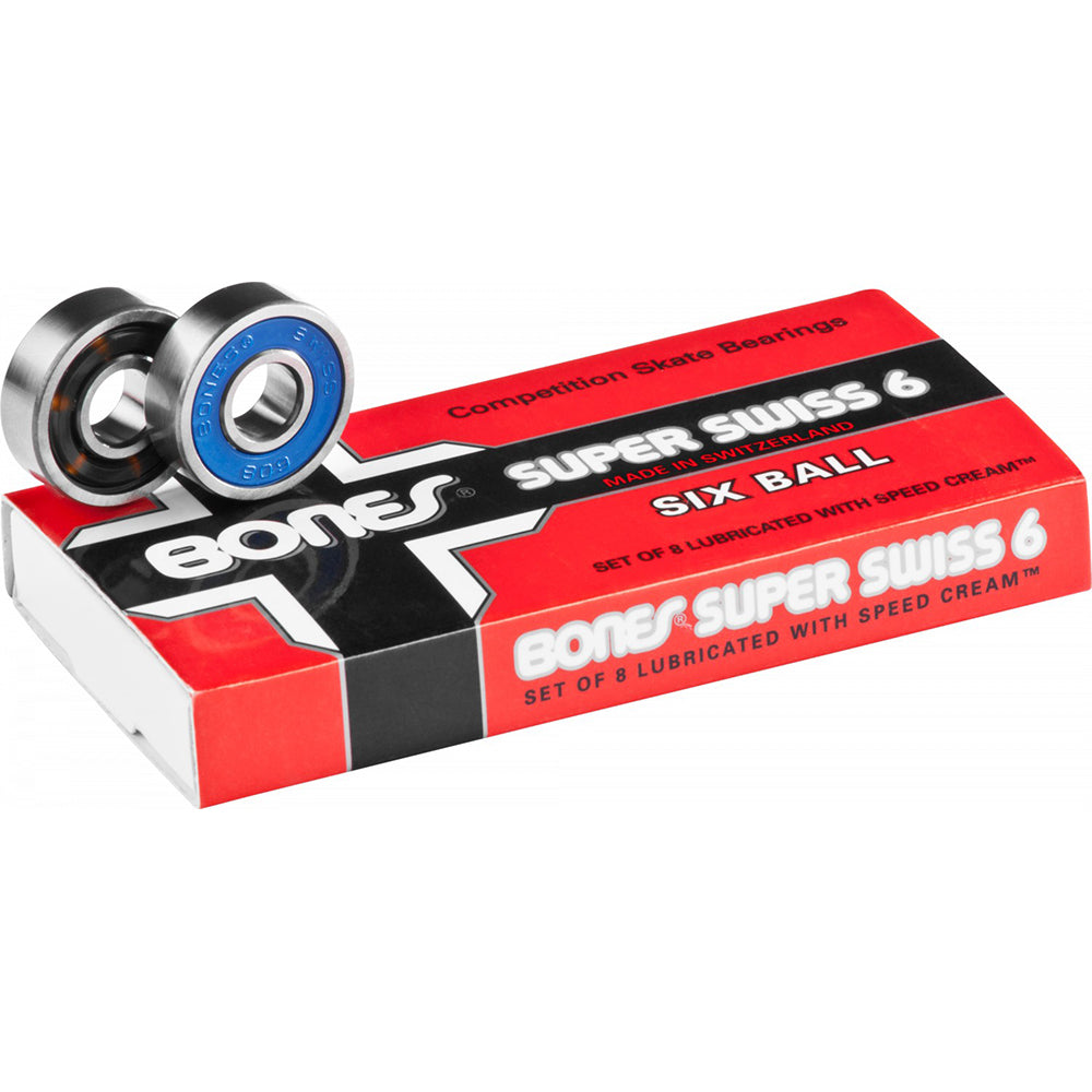 Bones Super Swiss 6 Skateboard Bearings