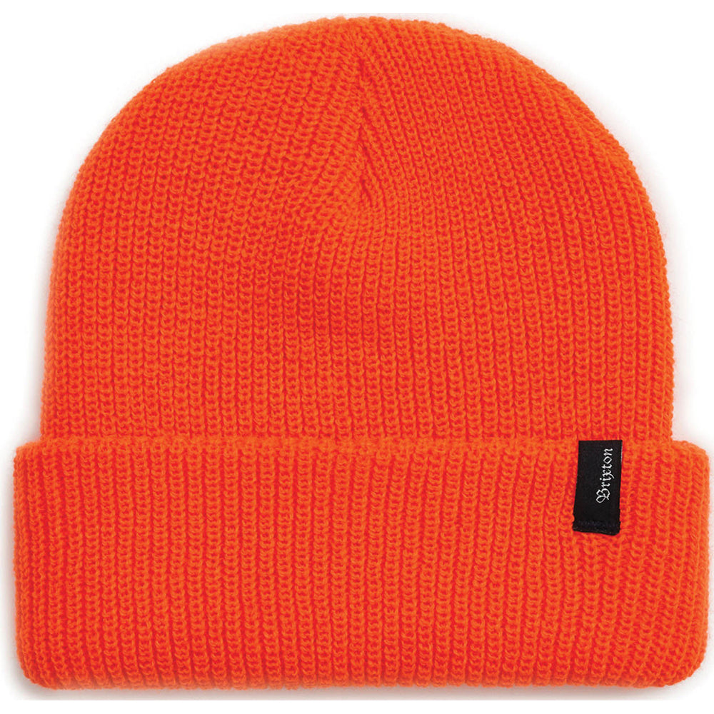 Brixton Heist beanie blaze orange