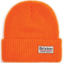 Load image into Gallery viewer, Brixton Palmer II beanie athletic orange
