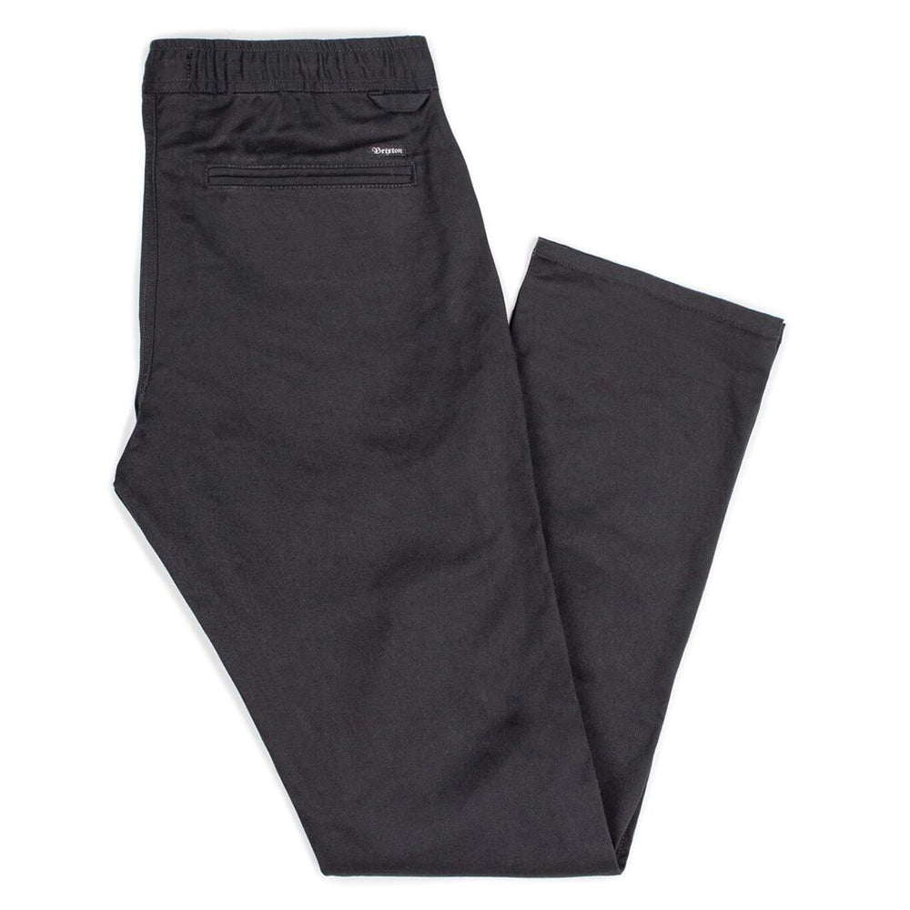 Brixton Reserve black drawstring pant