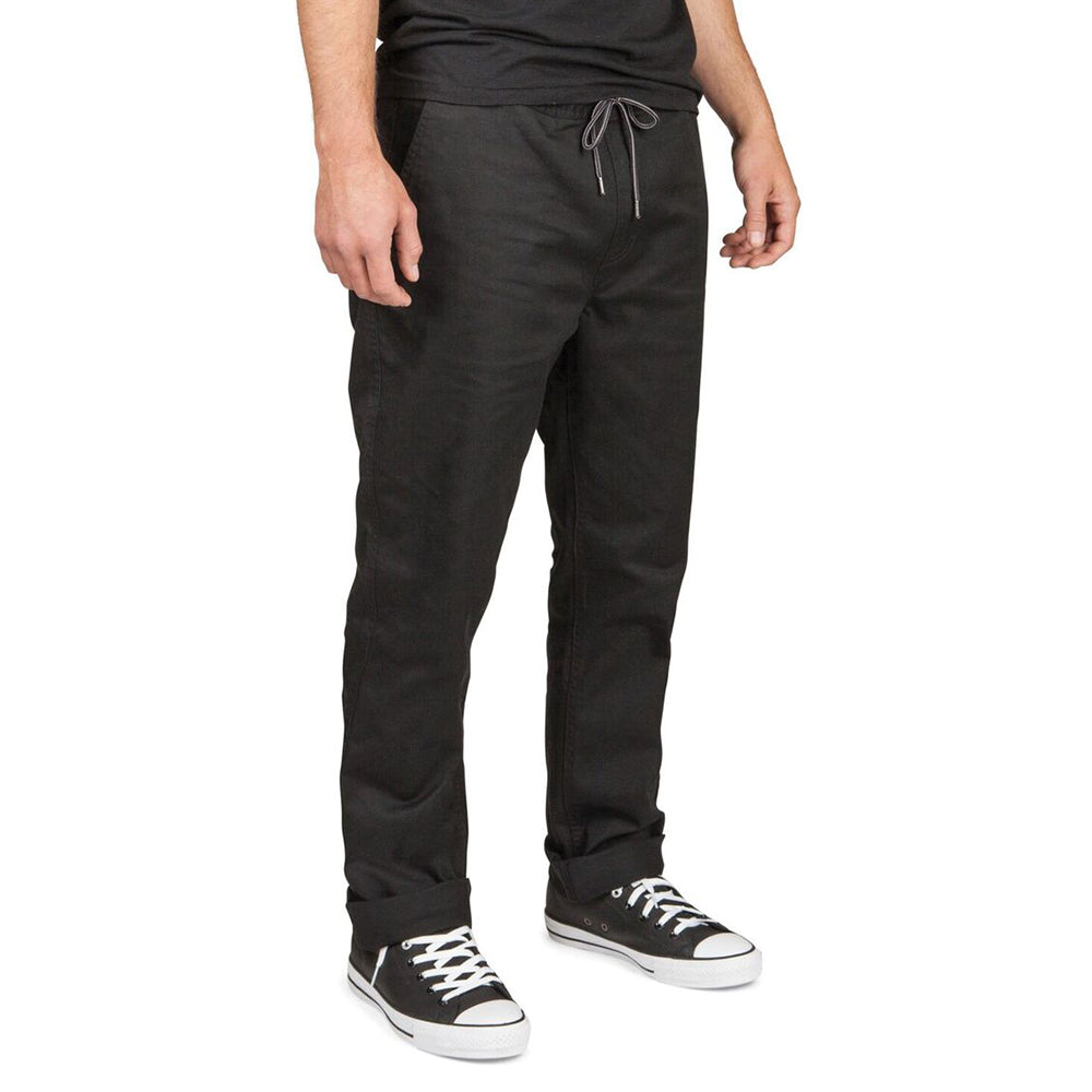 Brixton Reserve black drawstring pant