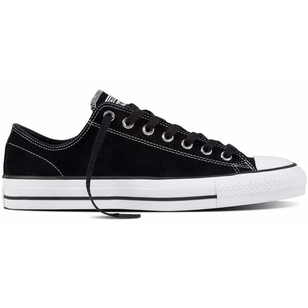 Converse CONS CTAS Pro Ox Shoes Black/Black/White Suede