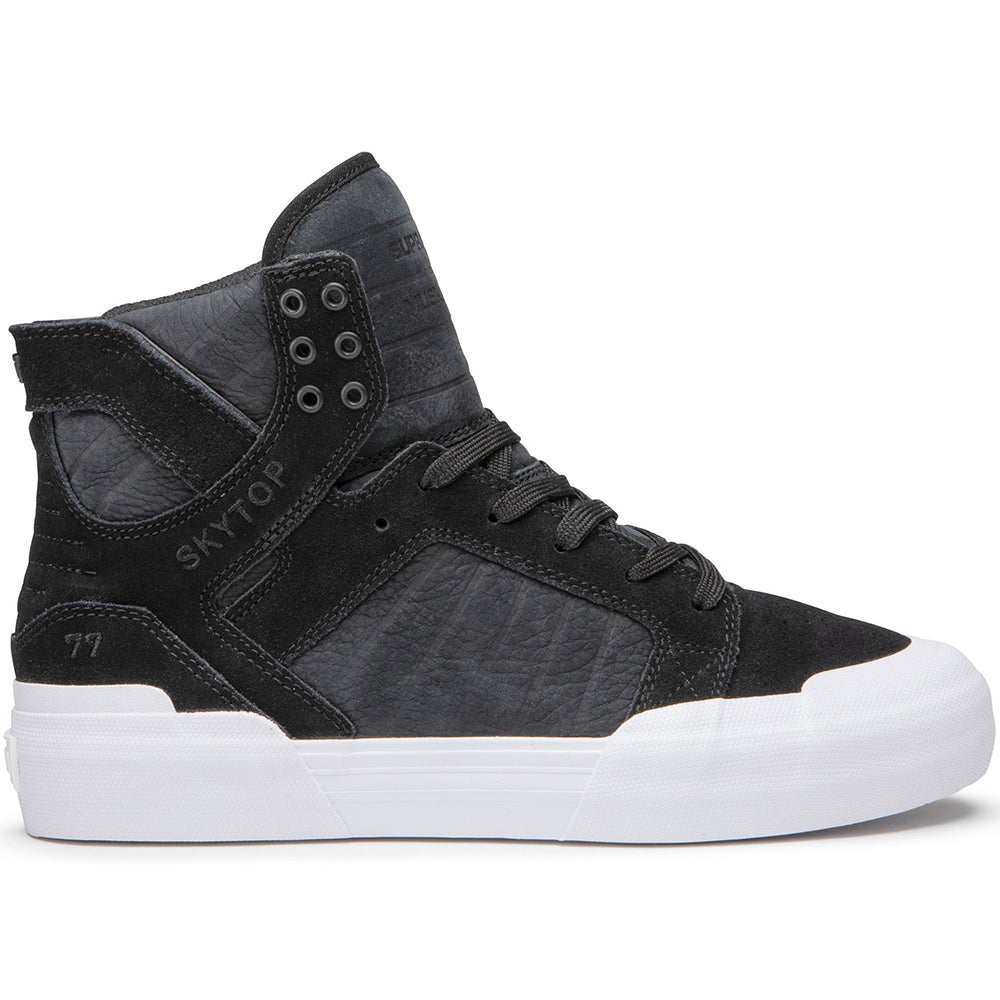 supra skytop black white