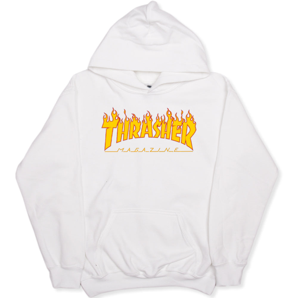 thrasher flame hood