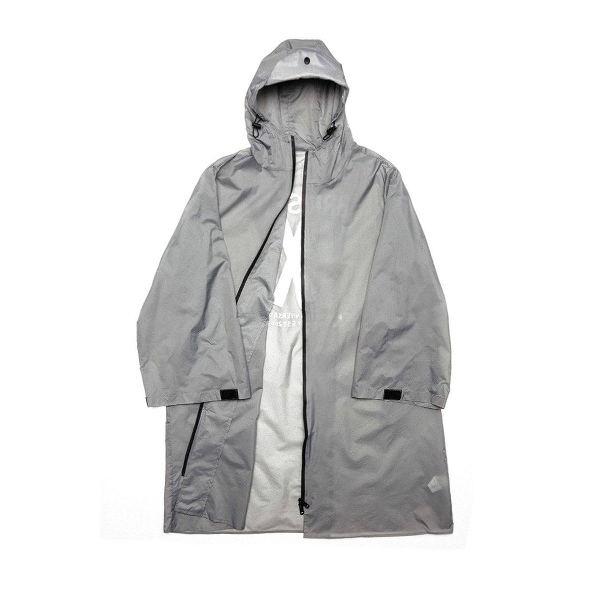 light raincoat with hood