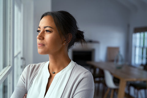 Woman experiencing anxiety