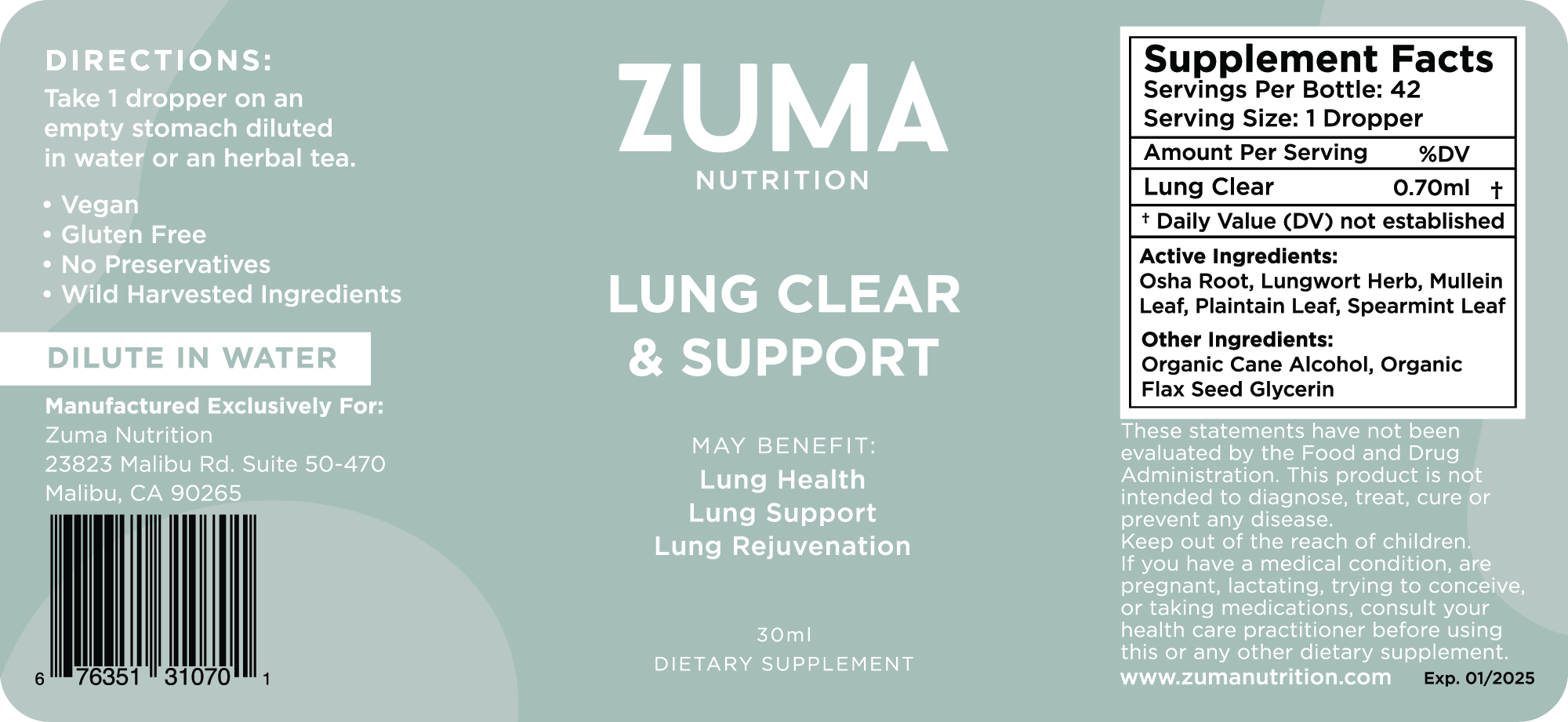 Lung Clear & Support Tonic