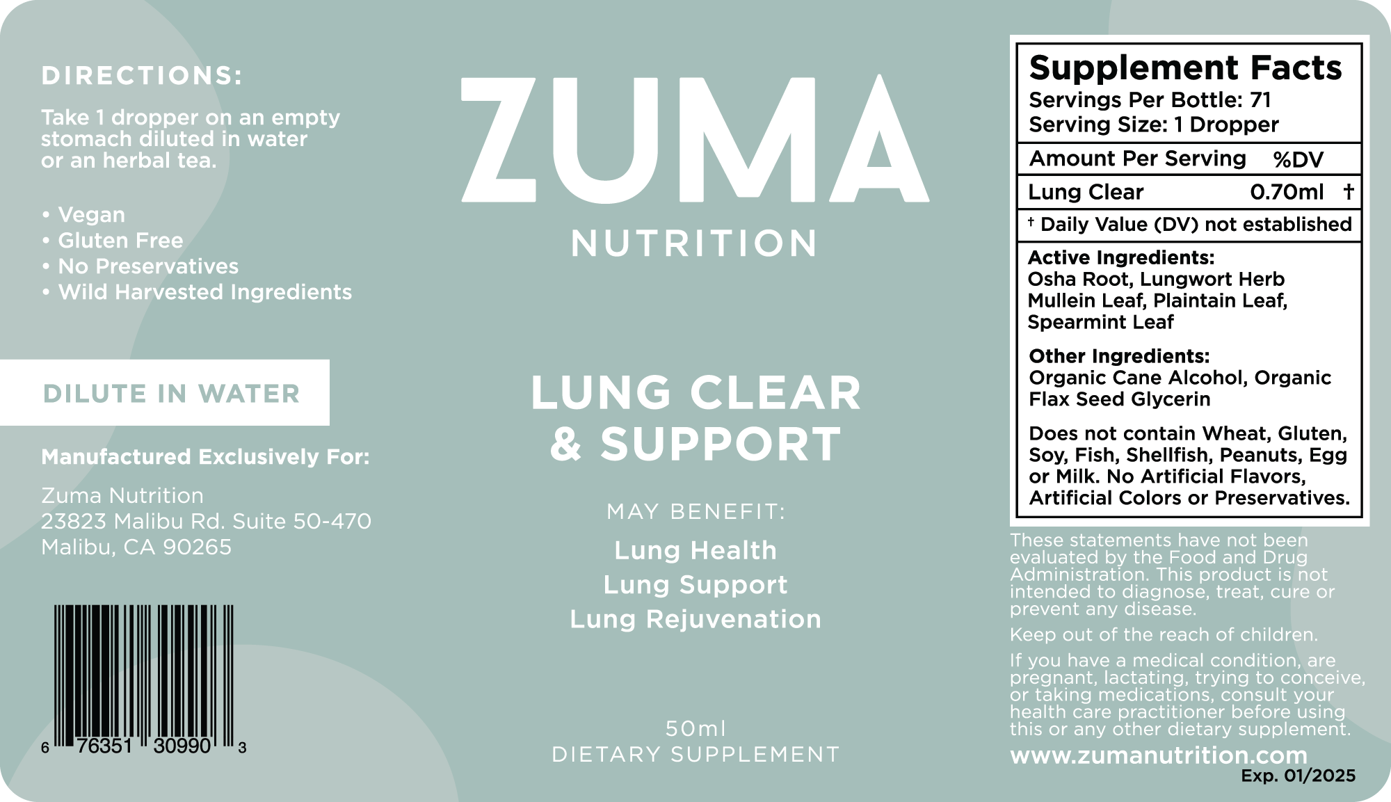 Lung Clear & Support Tonic