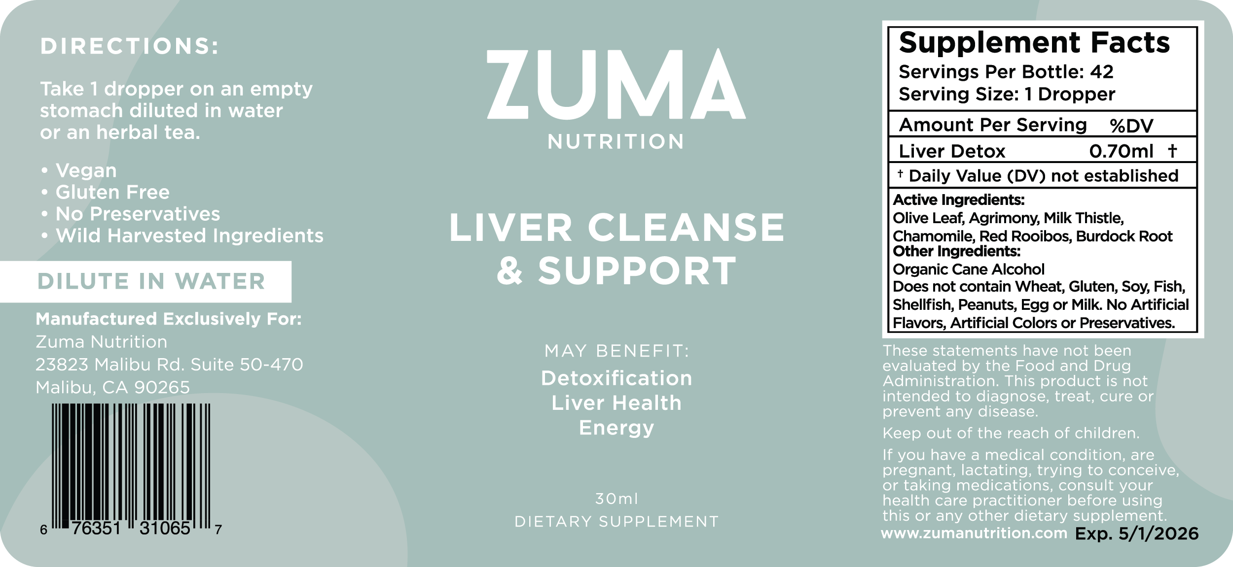 Liver Cleanse & Support Tonic