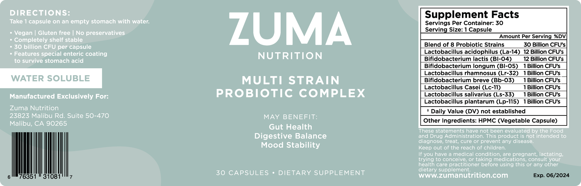 Multi-Strain Probiotic Complex