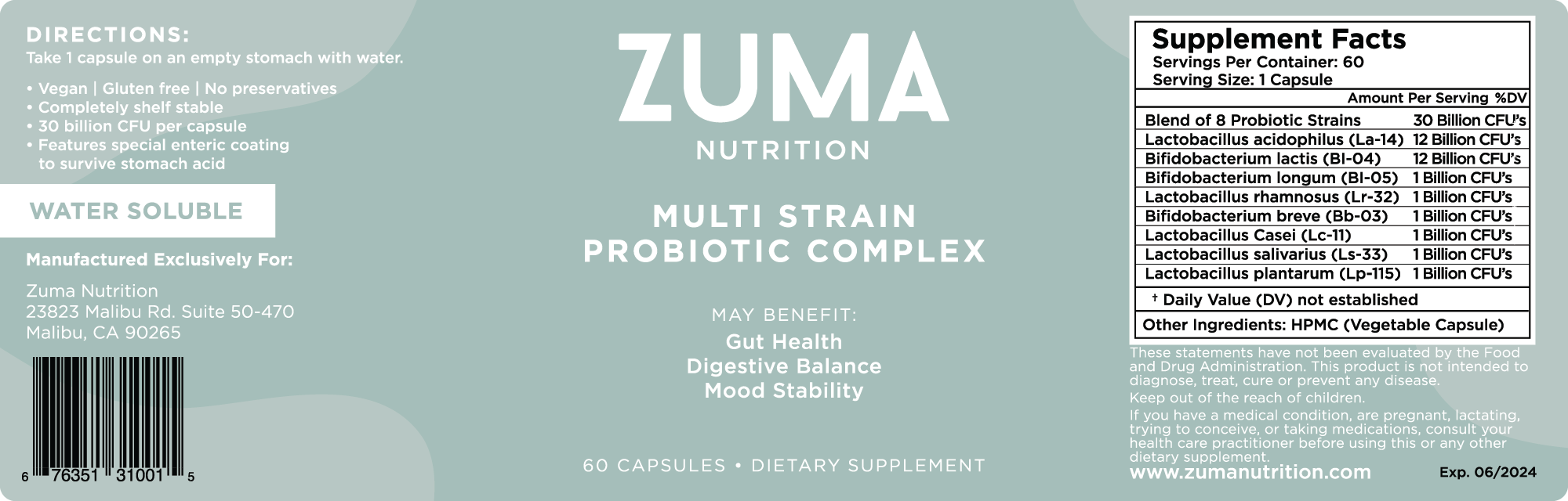 Multi-Strain Probiotic Complex