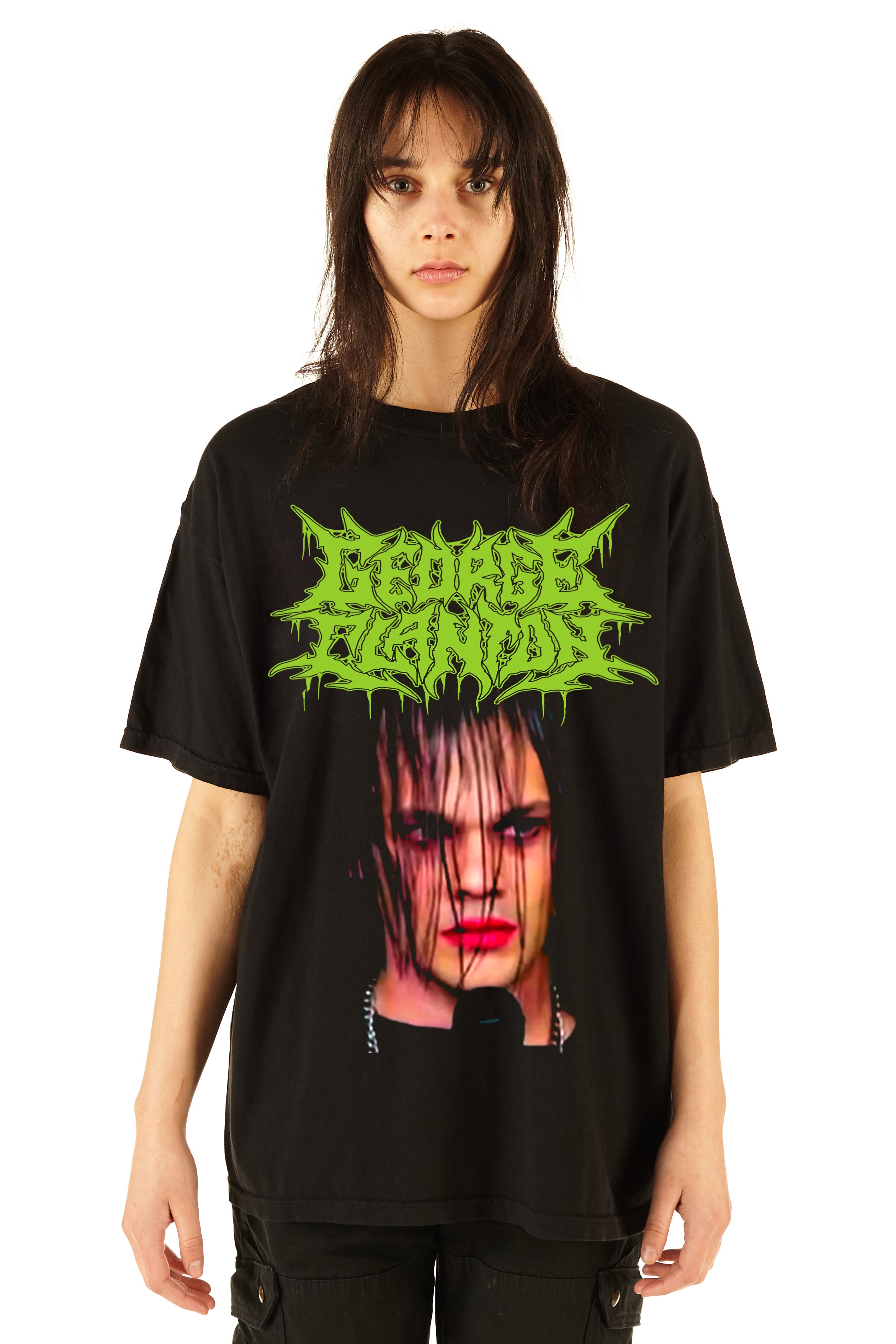 death metal font tees