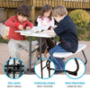 Child's Table Lifetime Cream Foldable Picnic 82,5 x 53,5 x 90 cm Steel Plastic
