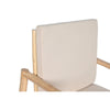 Armchair Home ESPRIT White Beige Natural Cotton 61 x 50 x 90 cm