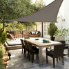 Awning Aktive Triangular 500 x 0,5 x 500 cm Grey Polyester (4 Units)