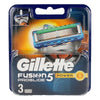 Replacement Head Fusion Proglide Power Gillette Manual shaving razor (3 uds)