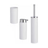 Bath Set White 3 Pieces Plastic