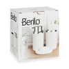 Bath Set 3 Pieces White Plastic