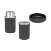 Bath Set 3 Pieces Anthracite Plastic