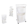 Clothes Trolley White polypropylene (33 x 81 x 44 cm)