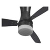 Ceiling Fan with Light Ledkia Diabol 65W Black 15 W A++ 1500 Lm