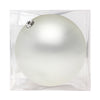 Christmas Bauble Christmas Planet 8842 15 cm Crystal White