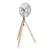 Tristar VE-580560W standing fan with wooden tripod