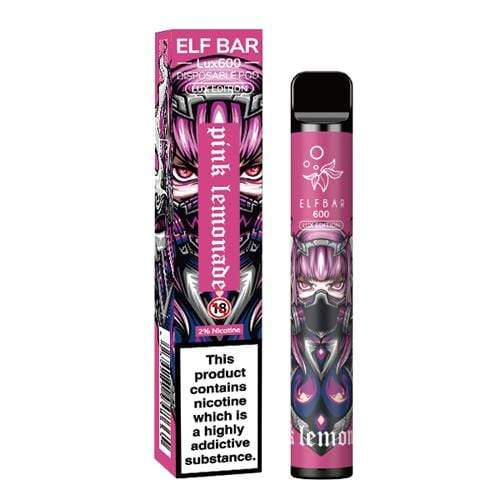 Elf Bar Lux 600 Pink Lemonade Disposable Vape Device