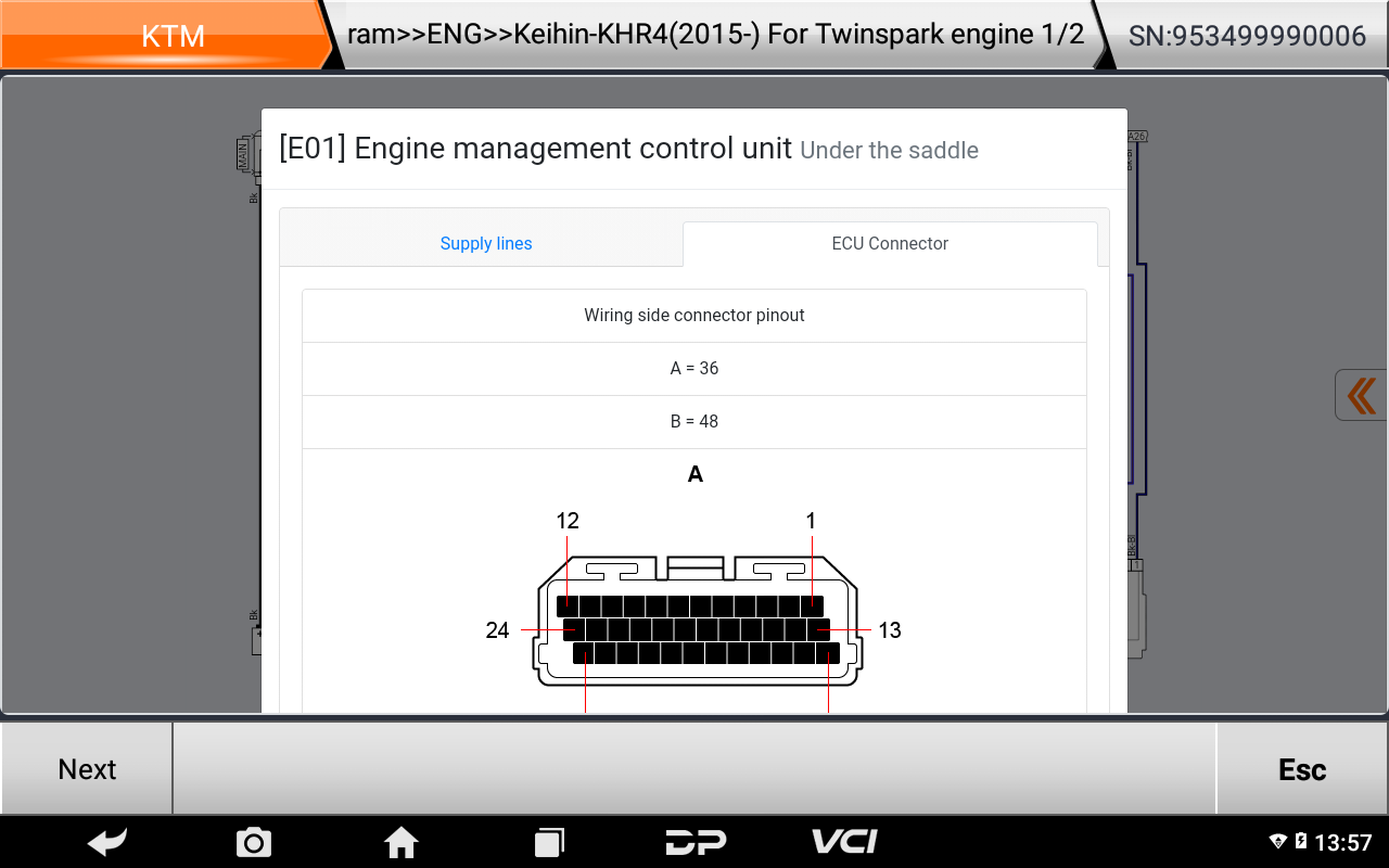 OBDSTAR MS70 Motorcycle Diagnostic Tool