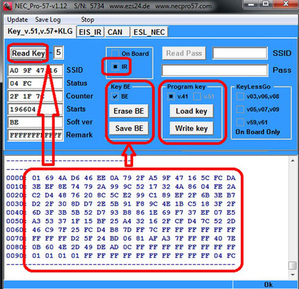 Write New VIN Number Process Display: