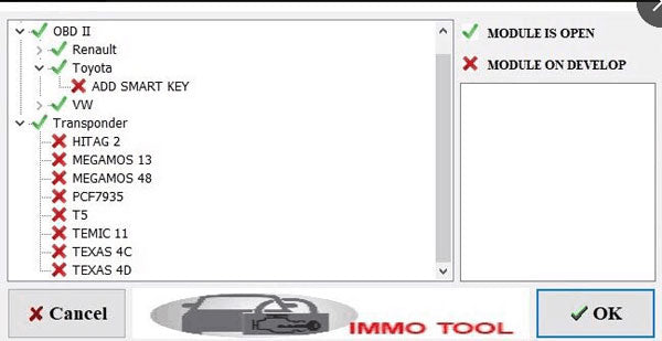 Diatronik updated Toyota, Renault and VW IMMO Function (2017-06-27).