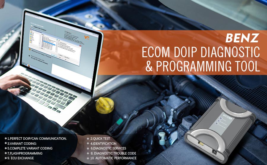 ECOM Doip Diagnosis and Programming Kit